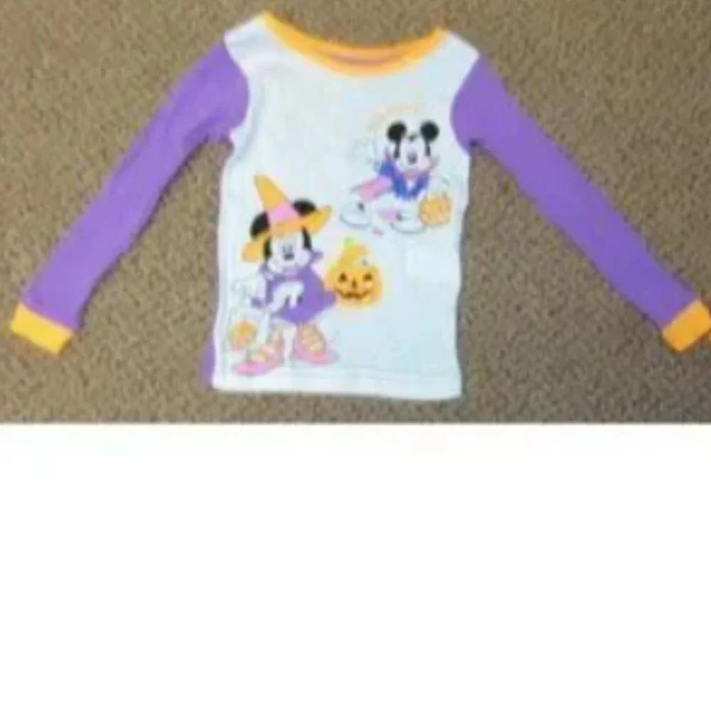 Girls 6 Pc Halloween Pajamas 24 mths/2T Minnie Mouse Peppa Pig Shirts & Pants